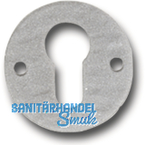 SCHSSWENDER Zylinderrosette PZ,  52 mm, Hhe 3 mm, verzinkt geschwrzt