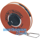 Stahlmaband Metri 10 m weilackiert in Kapsel Anfang A Genauigkeit II