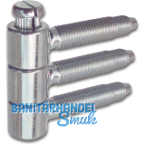 Steckband 3-tlg.  13 mm, Hhe 38,7 mm, Stahl RAL 9010