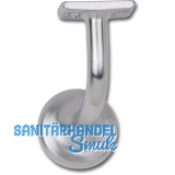 Stiegengriffsttze, Rosetten  45 mm, Wandabstand 60 mm, Messing verchromt matt