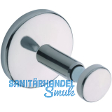 Stiegengriffsttze z. Klemmen, Ros.  63 mm, Wandab. 65 mm, Stahl vernickelt