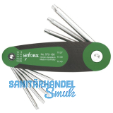 Torx Stiftschlssel-Satz im Klapphalter Serie 572 8-teilig