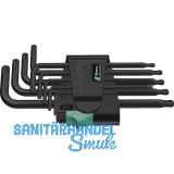 WERA Torx-Stiftschlssel-Satz mit Kugelkopf 967PKL/9 TX 8-40 9-teilig