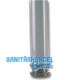 Tischfu DM 60x700mm schwarz lackiert, SB-Verpackt