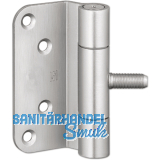 Türband VN 3749/M10 x 1, f. stumpfe Türen, Bandh. 95 mm, Stahl vernickelt matt