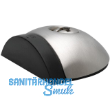 Bodentrpuffer - Bodenpl.  57 mm, Anschlagh. 17 mm, Edelstahl matt