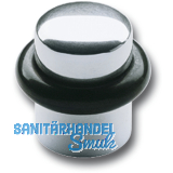 Bodentrpuffer -  25 mm, Hhe 30 mm, mit Gummiring, silber eloxiert