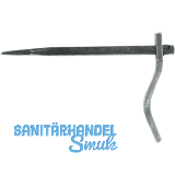 Verputzhaken aus Stahl geschmiedet Lnge 150 mm