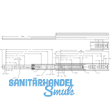 ACCURIDE 3832DO Kugelkfigfhrung - Vollauszug, L 600 mm Stahl chromatiert