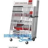 BESSEY Zwingenwagen ZW1 500 x 600 x 1460 mm fr ca. 90 Zwingen