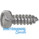 DIN7976C 4.2x 13 Edelstahl A2 Sechskantkopf-Blechschraube ~ISO1479