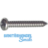 DIN7981C 2.9x 13 PH-Kreuzschlitz Edelstahl A2 Linsen-Blechschraube ~ISO7049