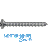 DIN7983C 2.2x 13 Phillips-KS verzinkt Linsensenkkopf-Blechschraube ~ISO7051