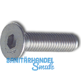 ISO10642 M 3x 5 Edelstahl A2 Senkschraube mit Innensechskant (~DIN7991)