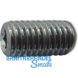ISO4029/DIN916 45H M 3x 3 blank Gewindestift mit Ringschneide und Innensechskt.