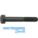 ISO4014 8.8 M 5x 45 verzinkt-schwarz Sechskantschraube mit Schaft (DIN 931)