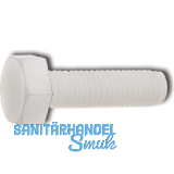 DIN34815 M 4x 10 PA 6.6 Polyamid natur Sechskantschraube (~DIN933)