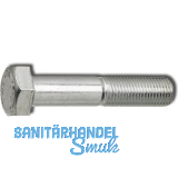 DIN 960 8.8 M12x1.25x 45 verzinkt 6kt-Feingewindeschrauben mit Schaft