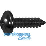 DIN 968C 3.9x 13 Phillips Kreuzschlitz verzinkt schwarz Blechschraube mit Bund