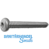 DIN7981C 2.9X 13 Torx 8 Edelstahl A4 Linsen-Blechschraube ~ISO14585