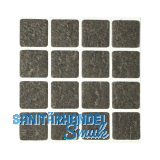 Filzgleiter quadrat, 22x22,Materialstärke 3 mm, selbstklebend, braun, Inhalt 16