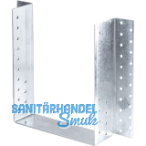 GH Balkenschuh 05/2 aussenliegend 160x160 - Stahl feuerverzinkt