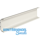 Griffmulde Aktor C-Profil horizontal, L 5000 mm, H 64, Alu wei RAL 9010