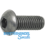 ISO7380-1 M 3x 5 Edelstahl A2 Linsenschraube mit Innensechskant