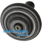 SCHRGHOFER Knopfdrckerlochteil, VK 8 mm, Ansatz 19 mm, Eisen alt gebrstet