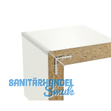 Korpus-Eckverbinderprofil 5000 mm fr Holzstrke 19 mm, natur eloxiert