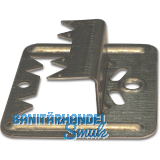 Profilholzkralle Nr. 5 extra stark Stahlband-verzinkt für Nut/Feder-Montage