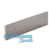 Sockelblendenprofil Kunststoff H:120mm; L: 4000mm; wei hochglanz foliert