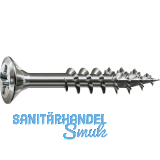 SPAX-FEX H Beschlagschraube 4.0x 30 PZ 2 Stahl silber fr Holzbefestigungen