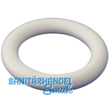 Vorhangring lose ohne Haken fr Rundstangen  28 mm, Kunststoff wei