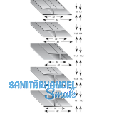 Gleitabschlussprofil H Alu silber eloxiert 8/2700 mm