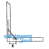 ffnungsbegrenzung m. Bremse, lang, 244 mm, Zinkdruckgu silberfrbig (52978)