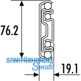 ACCURIDE 9301 Kugelkfigfhrung - Vollauszug, 213 kg, Schienenlnge 863, 6 mm