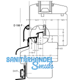 Dichtungsprofil D190 F zu Spree, auf Ma geschnitten, Kunststoff schwarz
