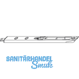 Innentrkantriegel 255 mm, Radius 8, Stahl silberfrbig (57915)