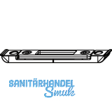 Fallenschlieteil fr MF, Falzluft 4 mm, Stahl verzinkt silberfrbig B 16