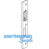 Schlieblech verdeckt m. Austauschstck, Y = 13 mm, Stahl dekorsilber, links