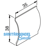 Klammernset fr T-Blende HELM GT-L 80, 1 GT = 4 Stck