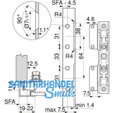 BLUM AVENTOS Frontbefestigungs-Set, 20S4200, L108