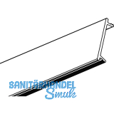 Profilabdeckung Aufbau MEC-1, MEC-3, 3000mm transparent