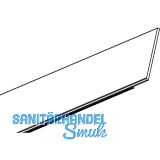 Profilabdeckung Einbau Profil MEC-2, 3000mm transparent