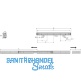 ACCURIDE 3630 Kugelkfigfhrung - berauszug, 45 kg, Schienenlnge 500 mm