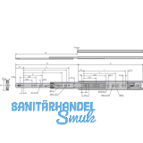 ACCURIDE 3832TR Kugelkfigfhrung - griffloses ffnen, Lnge 650 mm