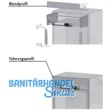 Smart Case Beschlag-Kassettenmodul, KB 600 mm, Aluminium natur eloxiert