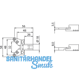 Anschraubtaschen INCANTO Standard - 11 mm