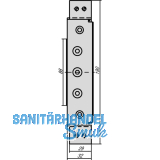 Aufnahmeelement VX 7611-3D, Edelstahl